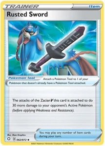 x4 Rusted Sword - 062/072 - Uncommon Pokemon Shining Fates M/NM - Bild 1 von 1