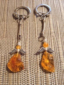 BALTIC AMBER SOUVENIR - additional key "ANGEL" - Picture 1 of 1