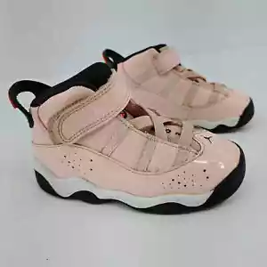Nike Air Jordan 6 Ringe Kleinkind Turnschuhe 323420-602 rosa & weiß Kleinkind US 8C - Bild 1 von 11