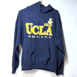 Vintage UCLA Bruins hoodie sweater L Leaning Joe Bear Blue NCAA PM clothing 90’s - Picture 1 of 6