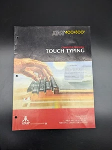 ATARI 400 800 Touch Typing Instruction Manual (No Program) Vintage Coding Guide - Picture 1 of 7