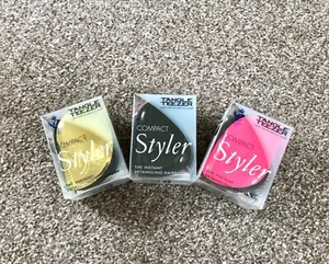 New Tangle Teezer compact styler Detangling hairbrush Brush BLK stocking fillers - Picture 1 of 6
