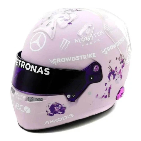 2022 Lewis Hamilton Monaco GP Replica 1:5th Scale Helmet Cover