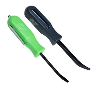 2 PCS Mini Pocket Pry Bar Set, 4.5 Inch Small Pry Bar Tool with Pocket Clip and - Picture 1 of 6