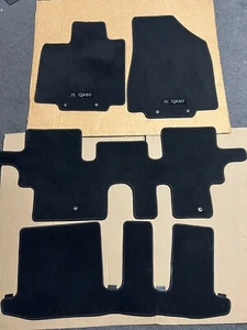 INFINITY QX60 FLOOR MATS BLACK 3 ROWS MINT 2016 2017 2015 OEM - Foto 1 di 12