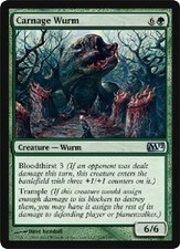 4x MTG: Carnage Wurm - Green Uncommon - Magic 2012 - M12 - Magic Card
