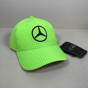 Mercedes Lewis Hamilton AMG Petronas Formula One Team Baseball Cap Neon Green