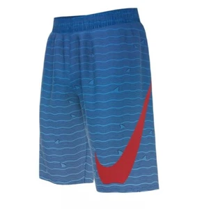 BOYS NIKE SHARK STRIPE BREAKER VOLLEY SHORTS - Picture 1 of 2