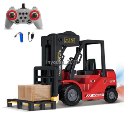 1/24 Scale RC Crane Toy Construction Vehicle Remote Control Fork Truck Kids Gift - Image 1 of 4