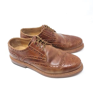 Heinrich Dinkelacker 3187 Zürich Full-Brogue H Derby Braun (EU 42 UK 8 US 9 G) - Bild 1 von 18
