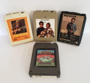 Acht Spur Kassetten (4) Boston, John Denver, Merle Haggard, Captain & Tennille - Bild 1 von 11