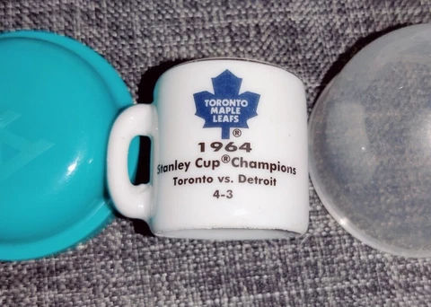 NHL Stanley Cup Crazy Mini Mug Toronto Vs. Detroit 4-3 Maple Leafs 1964 Champs Cover