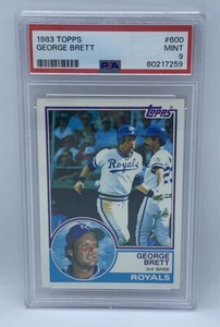1983 Topps Baseball George Brett Royals #600 HOF PSA 9 Mint Newly Graded