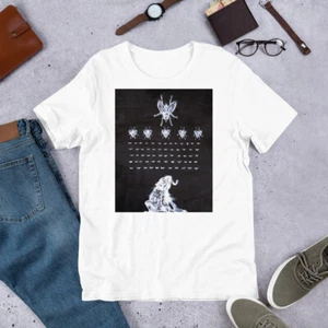 Camiseta UNISEX - MOSCAS INVASORES - pintura acrílica - camisa rana insecto sapo insecto - Imagen 1 de 6