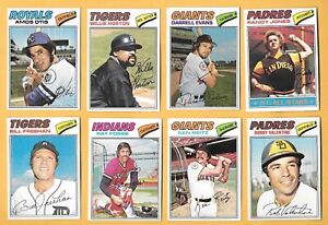 1977 TOPPS SINGLES U-PICK COMPLETE YOUR SET 11-660 ALL NRMT - ALL .99