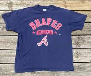Camiseta De Colección 1997 Atlanta Braves Béisbol Puntada Única Equipo Hanes 2XL Hecha en EE. UU. - Imagen 1 de 13