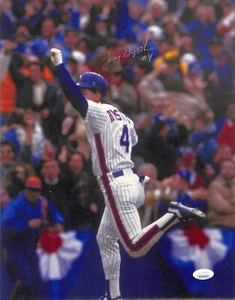 Lenny Dykstra Signed 11x14 Photo Mets JSA - Picture 1 of 2
