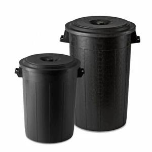 Gartentonne Mülltonne Abfalltonne Haushaltstonne Tonne 100 Liter Kunststoff XL - Bild 1 von 8