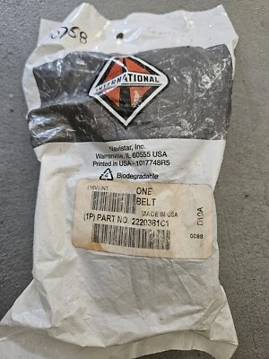 2220381C2 - International CE 4300 Seat Belt OEM - 2220381C2 - LAP BELT - Maroon - Image 1 of 3