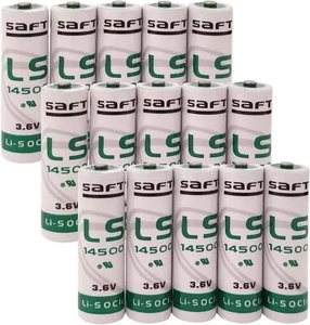 15 Pcs LS14500 Li-Battery 3.6V 2450mAh for LS14500 Battery - Picture 1 of 6