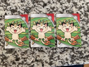2000 Topps Pokemon TV Animation Edition Series 3 Heroes & Villains Meowth - Picture 1 of 2