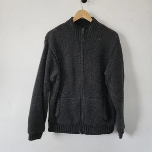 Suéter LL Bean Para Hombres Mediano Cremallera Completa 0 DLS2 - Imagen 1 de 5