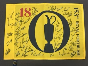 2025 The Open 153rd Portrush Bandera Firmada 43 Autos British Open Spieth Inglés + - Imagen 1 de 1