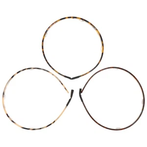 3 pezzi fasce sottili fasce per capelli in acetato cerchi per capelli styling cerchi per capelli tartaruga - Foto 1 di 12