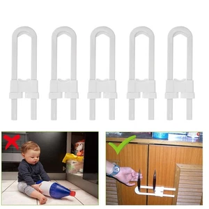 4PCS baby proofing child safety locks Closet Lock Baby Cabinet Lock Baby kids - Picture 1 of 12