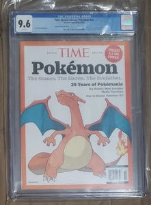 TIME MAGAZINE SPECIAL EDITION POKEMON CHARIZARD COVER CGC 9.6 FIRST PRINT 2025 - Picture 1 of 7