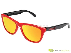 Oakley Frogskins Heritage Collection Sunglasses OO9013-34 Red/Fire Iridium - Picture 1 of 1