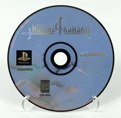 Mortal Kombat 4 (PlayStation 1 PS1, 1998) Disc Only Tested Working - Image 1 of 3