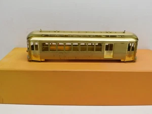 The Car Works O Scale Brass Trolley Car #1 Coach Rebuilt Combine - No Trucks - Picture 1 of 9