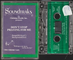 Don't Stop Praying for Me Sound Tracks Solo Accompaniment Tracks Cassette Used - Picture 1 of 2