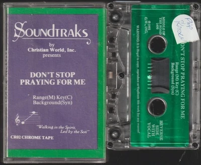 Don't Stop Praying for Me Sound Tracks Solo Accompaniment Tracks Cassette Used - Image 1 of 2