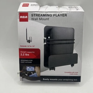RCA Streaming Player Wandhalterung leicht Box an Wand schwarz - Bild 1 von 1