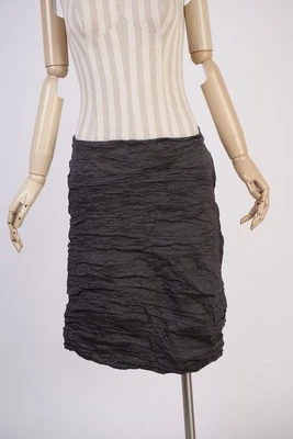 Sarah Pacini 尼龙金属 A 字裙现代 Lagen Look 女式尺寸 3/大号 — 第 1/4 张图片