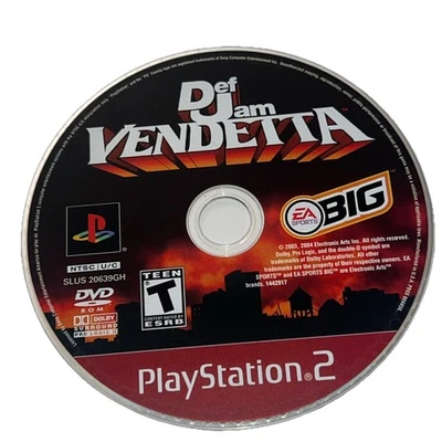 Def Jam Vendetta - Sony PlayStation 2, 2003 | PS2 | Disc Only | Resurfaced - Image 1 of 4
