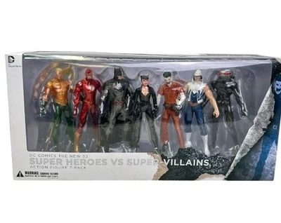 DC Comics New 52 Super Heroes Vs Super Villains Figure 7 Pack DC Collectibles - Image 1 of 4
