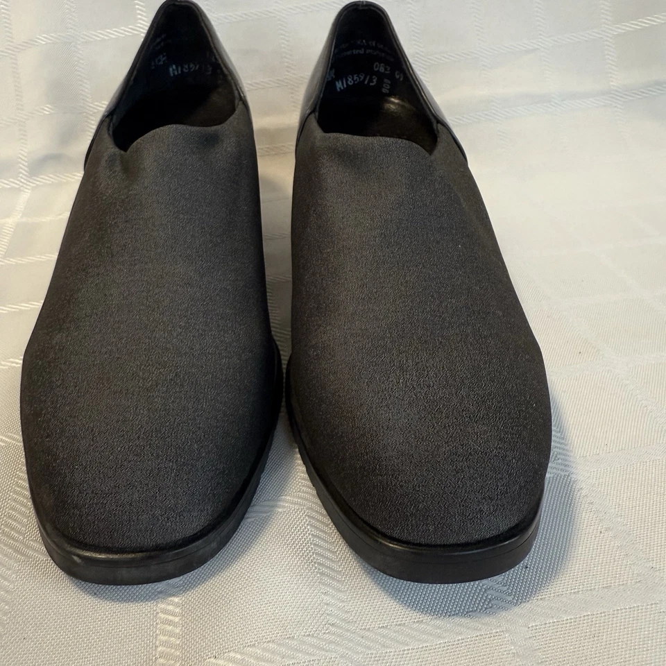 Mocassim Munro American feminino 185913 cinza náilon e couro, 6,5 M - Imagem 1 de 4