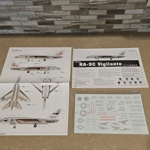 Trumpeter 1/48 RA-5C Vigilante Decal Sheet, Instructions & Marking Guide (Only) - Picture 1 of 11