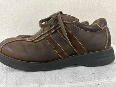 Vintage American Eagle Oxford Shoes Mens 8 Brown Leather Y2K Retro Grunge - Image 1 of 4