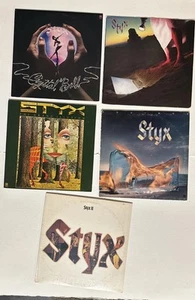 Lot 5 STYX Vinyl Grand Illusion by Styx (Record, 1977 Styx ll Cornerstone Elon - Imagen 1 de 22