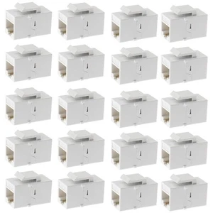 Ethernet--Koppler, 20-Pack Cat6 Rj45--Buchse Inline-Buchsen G1E95770 - Afbeelding 1 van 7