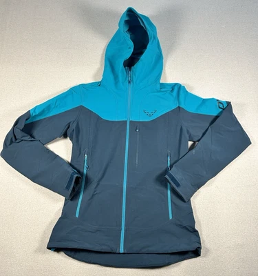 Chaqueta Dynafit para mujer Mercury 2 Soft Shell EE. UU. PEQUEÑA verde azulado y azul esquí invierno Foto 1 de 4