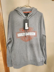 Harley-Davidson Men's Bar & Shield Logo Pullover Hooded Sweatshirt Size XL - Picture 1 of 8