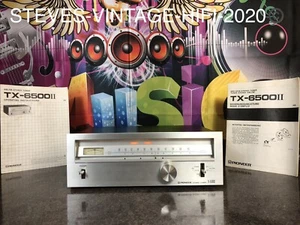 PIONEER TX-6500 II AM/FM STEREO ANALOG RADIO TUNER N/MINT SERVICED L@@K FREE P+P - Picture 1 of 21