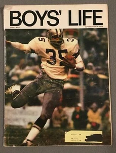 BOYS' LIFE MAGAZINE -SEPTEMBER 1970 -CALVIN HILL -DALLAS COWBOYS - Picture 1 of 3