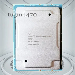 Intel Xeon Platinum 8171M SR3LZ 2.60GHz 26-Core 35.75MB LGA-3647 CPU Processor - Picture 1 of 1