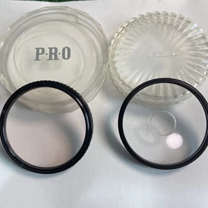 Pro filter 55mm in original Kenko Pro Hard Cases VTG Lens Hoya Center Spot Used - Picture 1 of 18